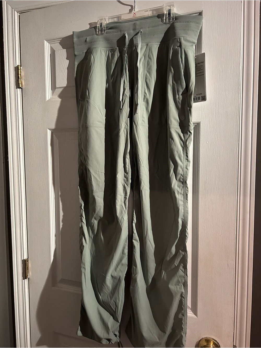 lululemon athletica Dance Studio Mid-RiseSage Green Lightweight Drawstring Pants